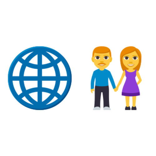 🌐👫 Emoji Domain EmojiOne rendering